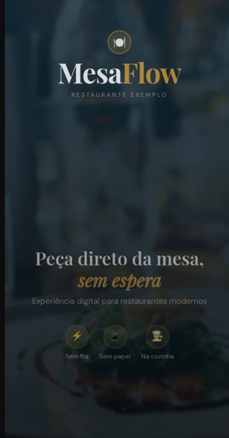 MesaFlow — app de pedidos para restaurante